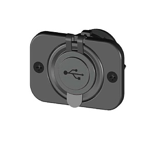 Разъем USB Skipper 5В 3.1A, врезной, передняя (накладная) панель