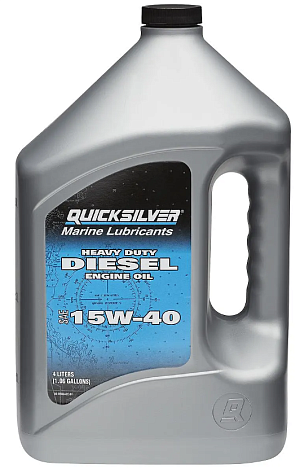 Дизельное масло | 4 литра | Quicksilver Heavy Duty DIESEL 15W-40 | минеральное