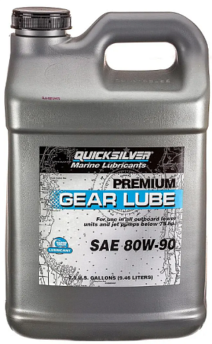Масло для редуктора | 10 л | Quicksilver Premium Gear Lube SAE 80W-90 | минеральное