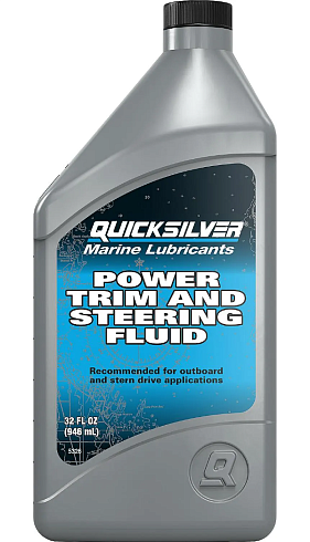Масло для гидравлики | 1 литр | Quicksilver Power Trim and Steering Fluid |