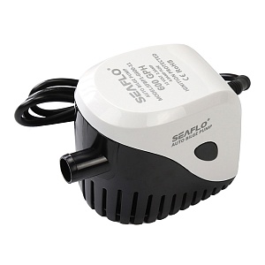 Помпа водооткачивающая автоматическая SeaFlo трюмная, 12V 600 галлон/час, патрубок 19 мм