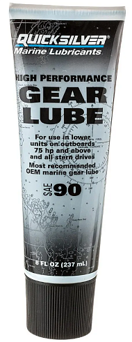 Масло для редуктора | 237 мл | Quicksilver High Performance Gear Lube SAE 90 | полусинтетическое